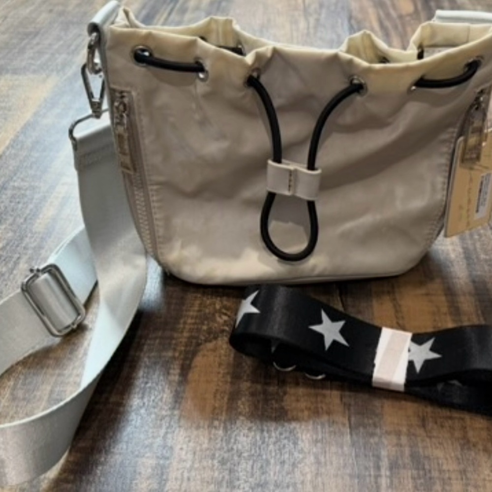 Vintage Havana Paola Nylon Bucket Crossbody Bag NWT